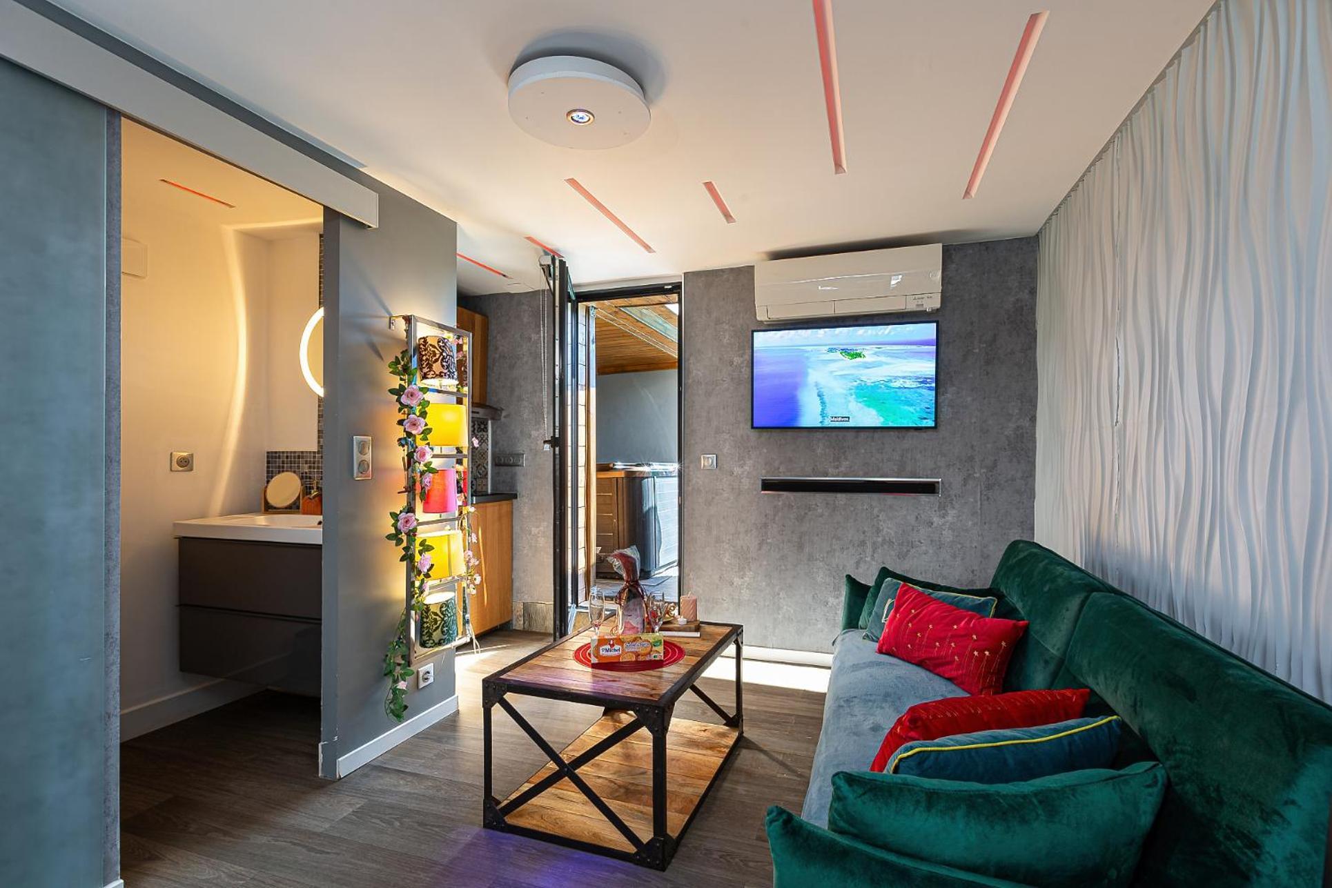 Gites Spa Strasbourg - Studio Romantique, Jacuzzi, Sauna, Terrasse Privee Furdenheim Exterior photo