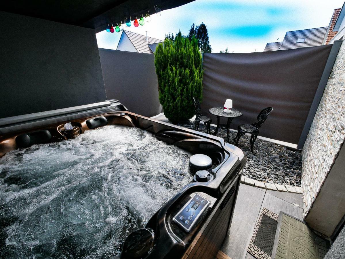 Gites Spa Strasbourg - Studio Romantique, Jacuzzi, Sauna, Terrasse Privee Furdenheim Exterior photo